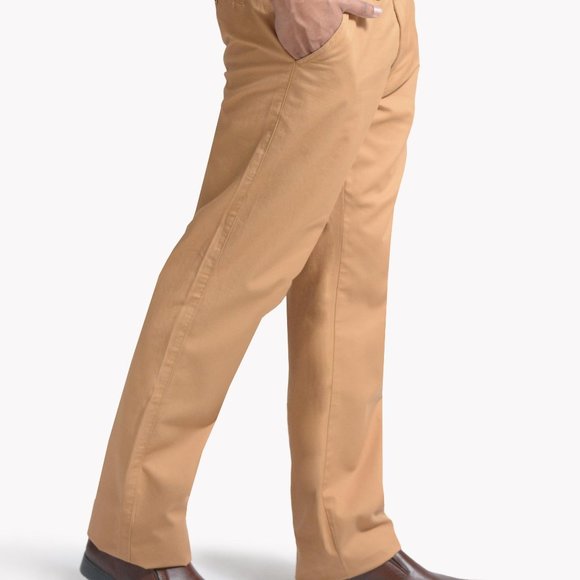 OLGYN Men’s Mustard Chino Pant Straight Pocket - Picture 3 of 4
